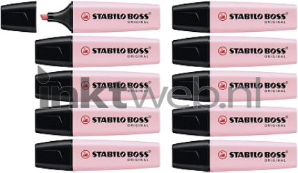 Stabilo Markeerstift Boss pastel roze 10-pack Family photo