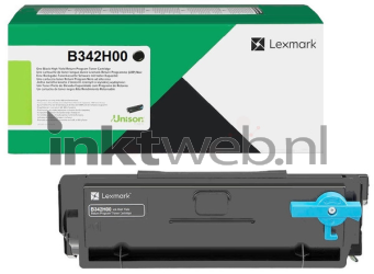 Lexmark B342H00 zwart Combined box and product