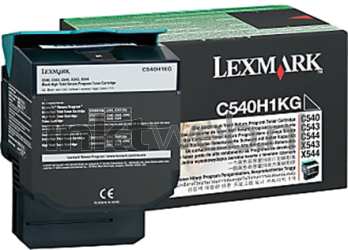 Lexmark C540H1KG High Capacity zwart Front box