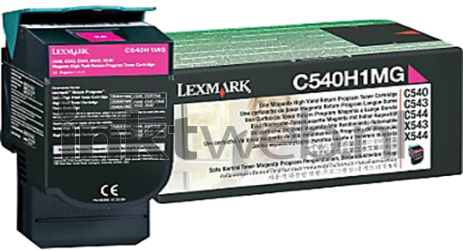 Lexmark C540H1MG magenta Combined box and product