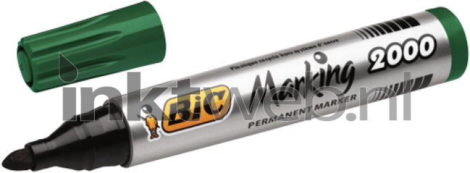 BIC Permanente marker 2000 rond 1.7mm 1 stuk groen Product only