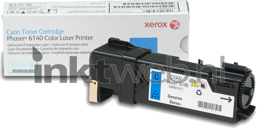 Xerox Phaser 6140 cyaan Combined box and product