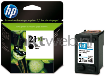 HP 21XL zwart Combined box and product