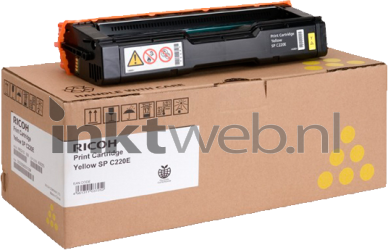 Ricoh SPC220E geel Combined box and product