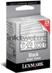 Lexmark 34XL zwart