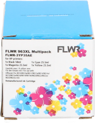 FLWR HP 963XL multipack zwart en kleur Front box