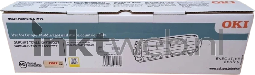 Oki 45862819 geel Front box