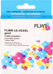 FLWR Brother LC-422XL geel Front box