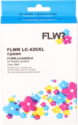 FLWR Brother LC-426XL cyaan Front box