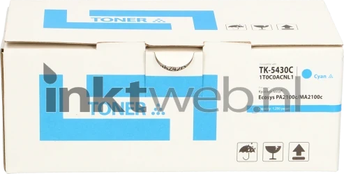 Huismerk Kyocera Mita TK-5430C cyaan Front box