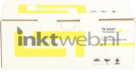 Huismerk Kyocera Mita TK-5430Y geel Front box