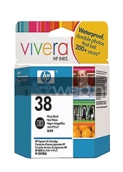 HP 38 foto zwart Front box