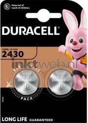 Duracell lithium CR2430 3V (2 stuks)