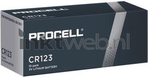Procell Procell Lithium CR123 3Volt (10 pack) Front box
