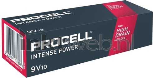 Procell Intense 9V batterijen 10-pack