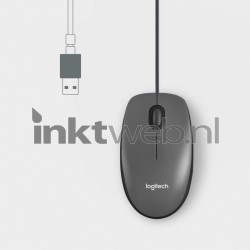 Logitech Muis M100 USB antraciet Product only
