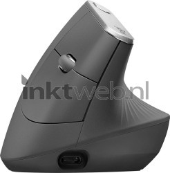Logitech Muis MX Vertical Wireless Unifying Bluetooth antraciet Product only