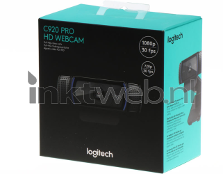 Logitech Webcam C920 Full HD 1080p zwart Front box