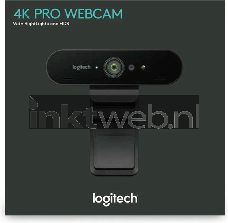 Logitech Webcam BRIO 4K Ultra HD zwart zwart