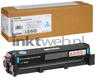 Ricoh M C240 toner cyaan Combined box and product