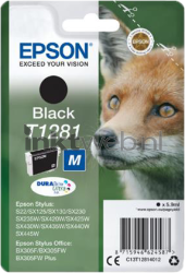 Epson T1281 zwart Front box