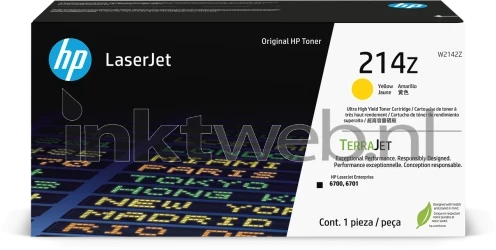 HP 214Z geel Front box