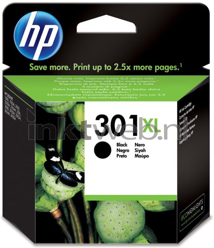 Samenwerken met Signaal Inzichtelijk HP 301XL zwart Inkt cartridge (CH563EE) kopen