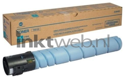 Konica Minolta TN-629 cyaan Combined box and product