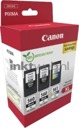 Canon PG-560XL 2x/CL-561XL Multipack zwart en kleur Diverse