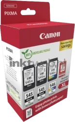 Canon PG-545XLx2/CL-546XL Photo Value Pack zwart en kleur Diverse