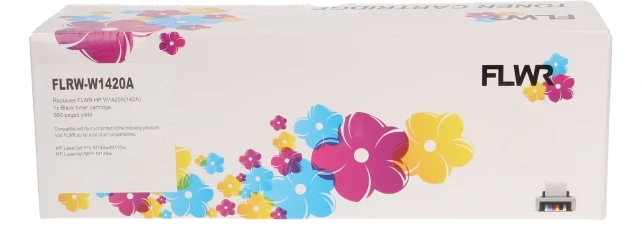 FLWR HP 142A zwart Front box