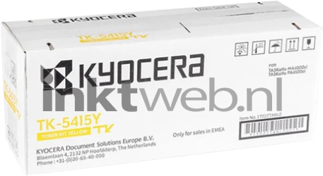 Kyocera Mita TK-5415Y geel Front box