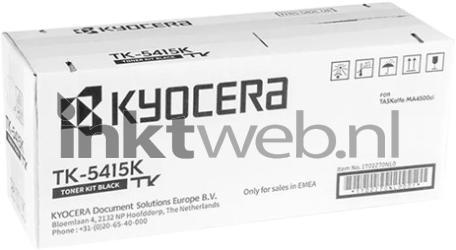 Kyocera Mita TK-5415K zwart Front box