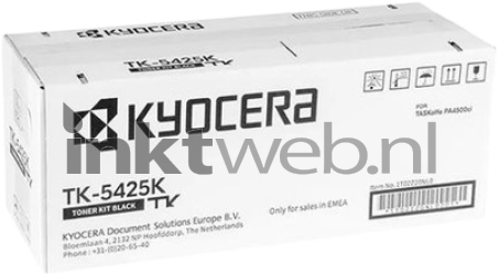 Kyocera Mita TK-5425K zwart Front box