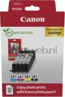 Canon CLI-581 Photo Value Pack (Transport schade) zwart en kleur