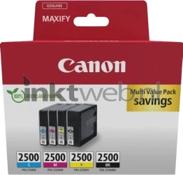 Canon PGI-2500 Multipack zwart en kleur Front box