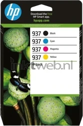HP 937 Multipack zwart en kleur Front box