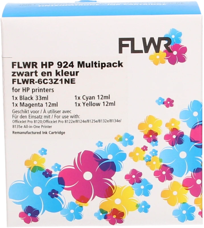 FLWR HP 924e Multipack zwart en kleur
