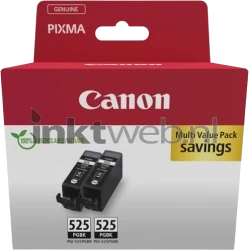 Canon PGI-525BK twinpack zwart Front box