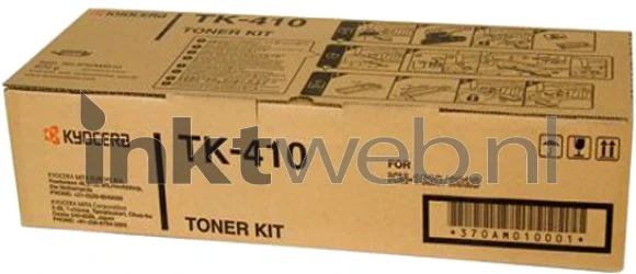 Kyocera Mita TK-410 zwart Front box