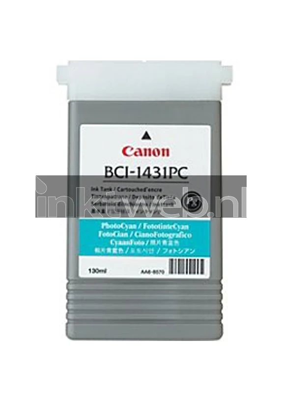 Canon BCI-1431pc W6200P Cartuccia Inchiostro, Ciano Foto