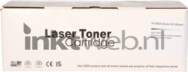 Huismerk HP 139A zwart Front box