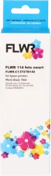 FLWR Epson 114 Inktfles foto zwart Front box
