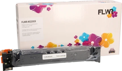 FLWR HP 220X (W2200X) zwart Combined box and product