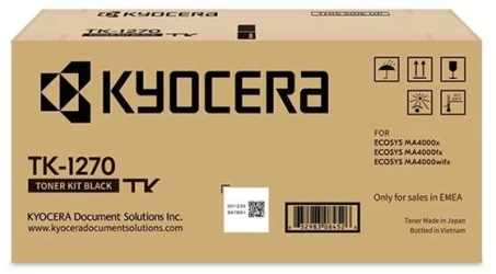 Kyocera Mita TK-1270 toner  zwart Front box