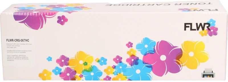 FLWR Canon 067 H cyaan