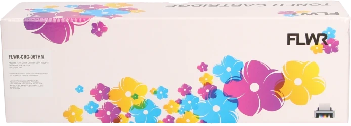 FLWR Canon 067 H magenta Front box