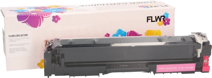 FLWR Canon 067 H magenta Combined box and product