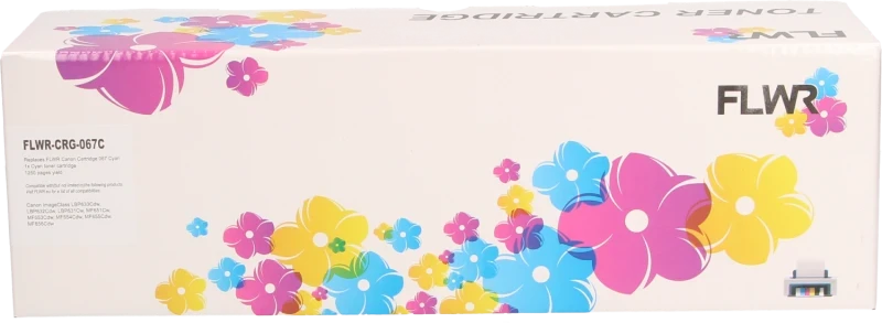 FLWR Canon 067 cyaan