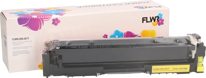 FLWR Canon 067 geel Combined box and product